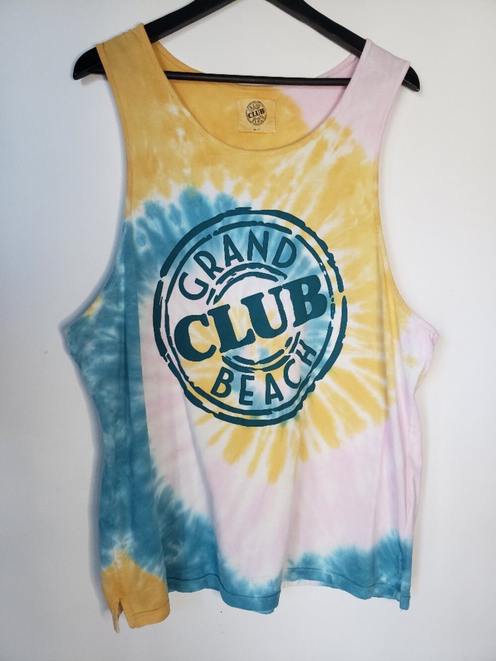 Grand Beach Club GBC Tie Dye Swirl Tank Top XL